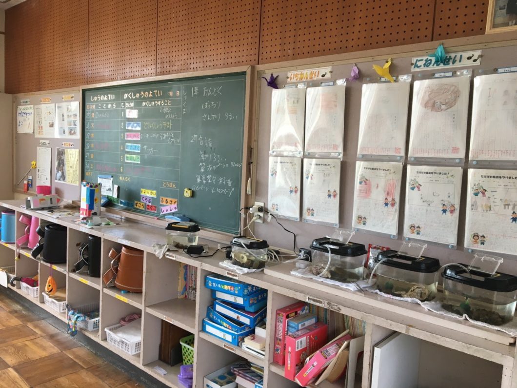 離島通学先進地佐久島小学校教室