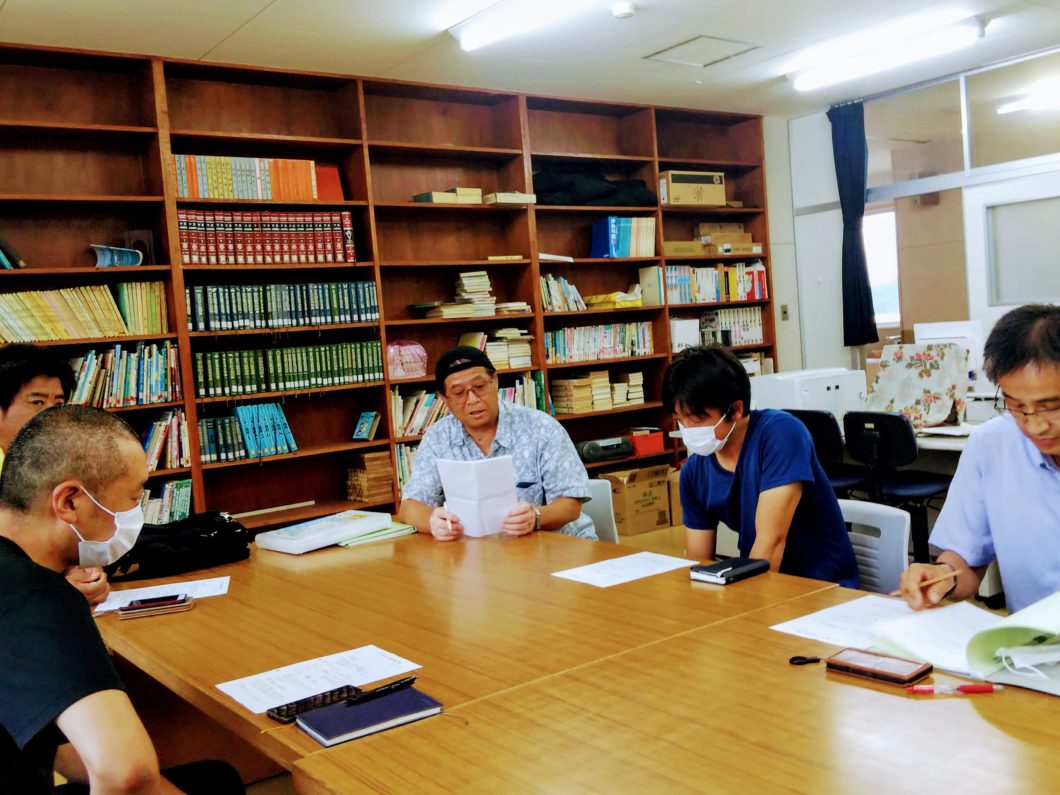 2020年度菅島小学校第二回学校運営協議会の様子