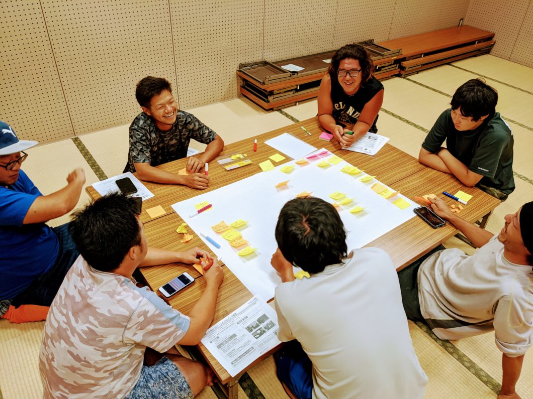 しまっちんぐワークショップの様子