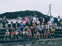 2021年ヒラメの稚魚放流事業の集合写真